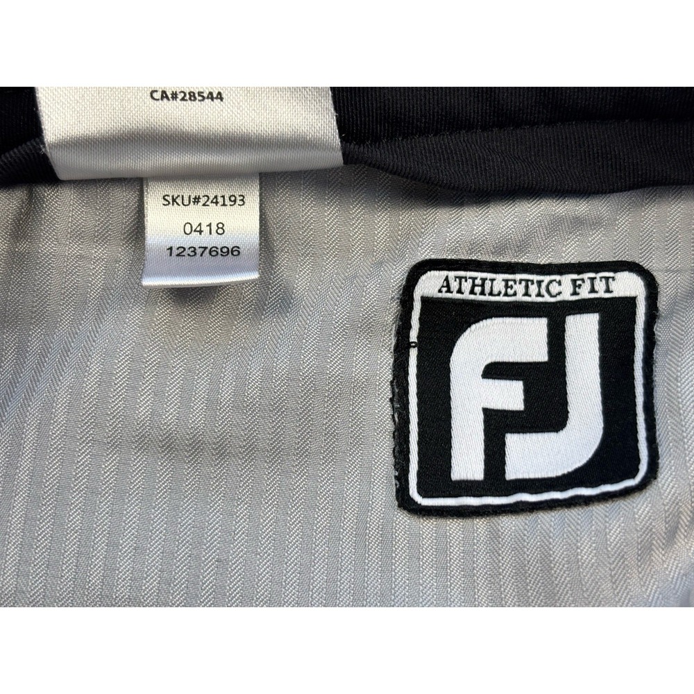 FootJoy FJ Performance Golf Pants Athletic Fit Black Men's Size 40x30 Stretch - Picture 4 of 12